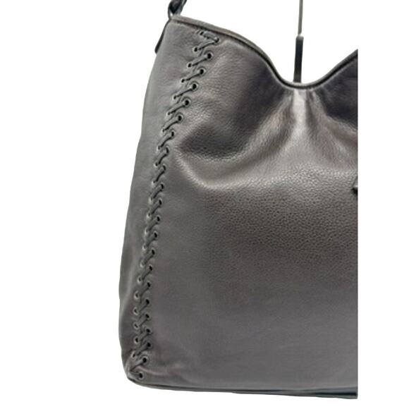 Christian Dior Brown Leather Ethnic Charm Tote*BEAUTIFUL SOFT LEATHER! - Picture 4 of 15